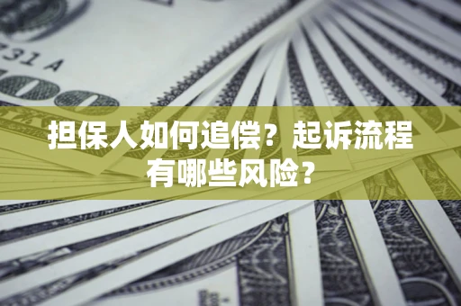武汉担保人如何追偿？起诉流程有哪些风险？