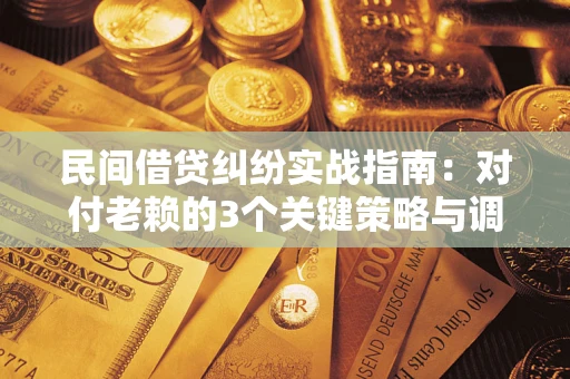 武汉民间借贷纠纷实战指南：对付老赖的3个关键策略与调解盲区解析