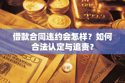 武汉借款合同违约会怎样？如何合法认定与追责？