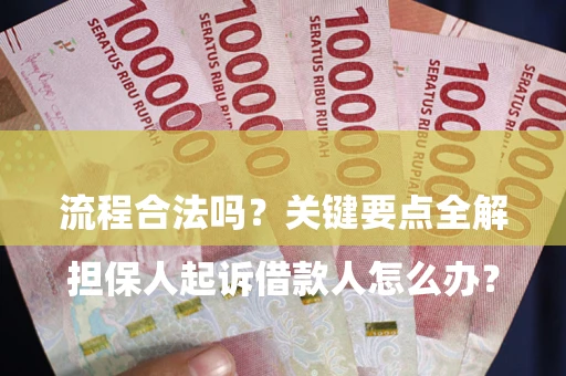 武汉

担保人起诉借款人怎么办？流程合法吗？关键要点全解析