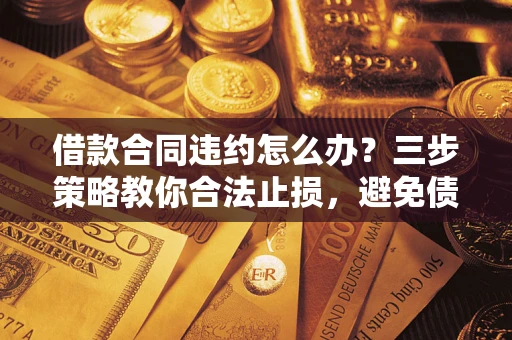 武汉借款合同违约怎么办？三步策略教你合法止损，避免债务危机升级