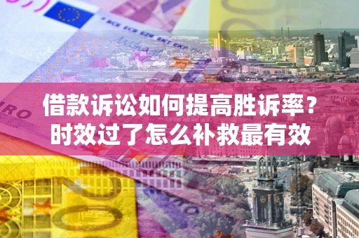 武汉借款诉讼如何提高胜诉率？时效过了怎么补救最有效